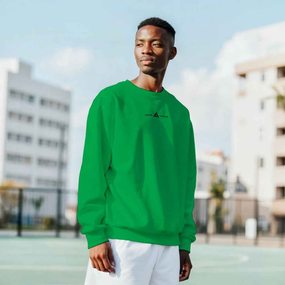 Sweat-shirt unisexe motif abstrait, design artistique moderne, tissu doux et confortable, parfait pour un style casual et streetwear.